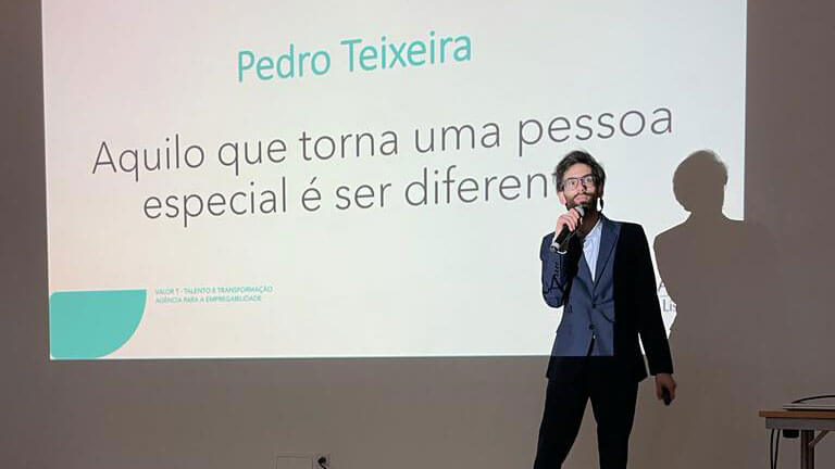 Pedro Teixeira no palco